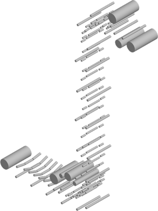 cylindrical parts converted using the PartConverter