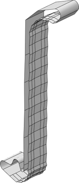 surface model of the belt a